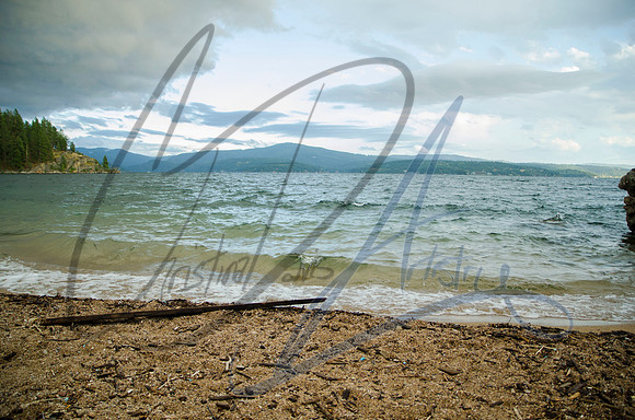 Lake Coeur d'Alene beachfront
